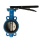 D71J-16Q Wafer butterfly valve with rubber lining butterfly valve