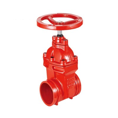 High Quality Dn50 Dn200 Fire Soft Sealing Groove Gate Valve