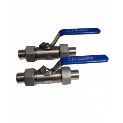 Stainless Steel Normal Temperature Double-head Card Sleeve Ball Valve