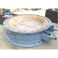 Cast Valve Plate Flue Butterfly Valve Hx91036